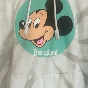 Disney White Hoodie with Character Design